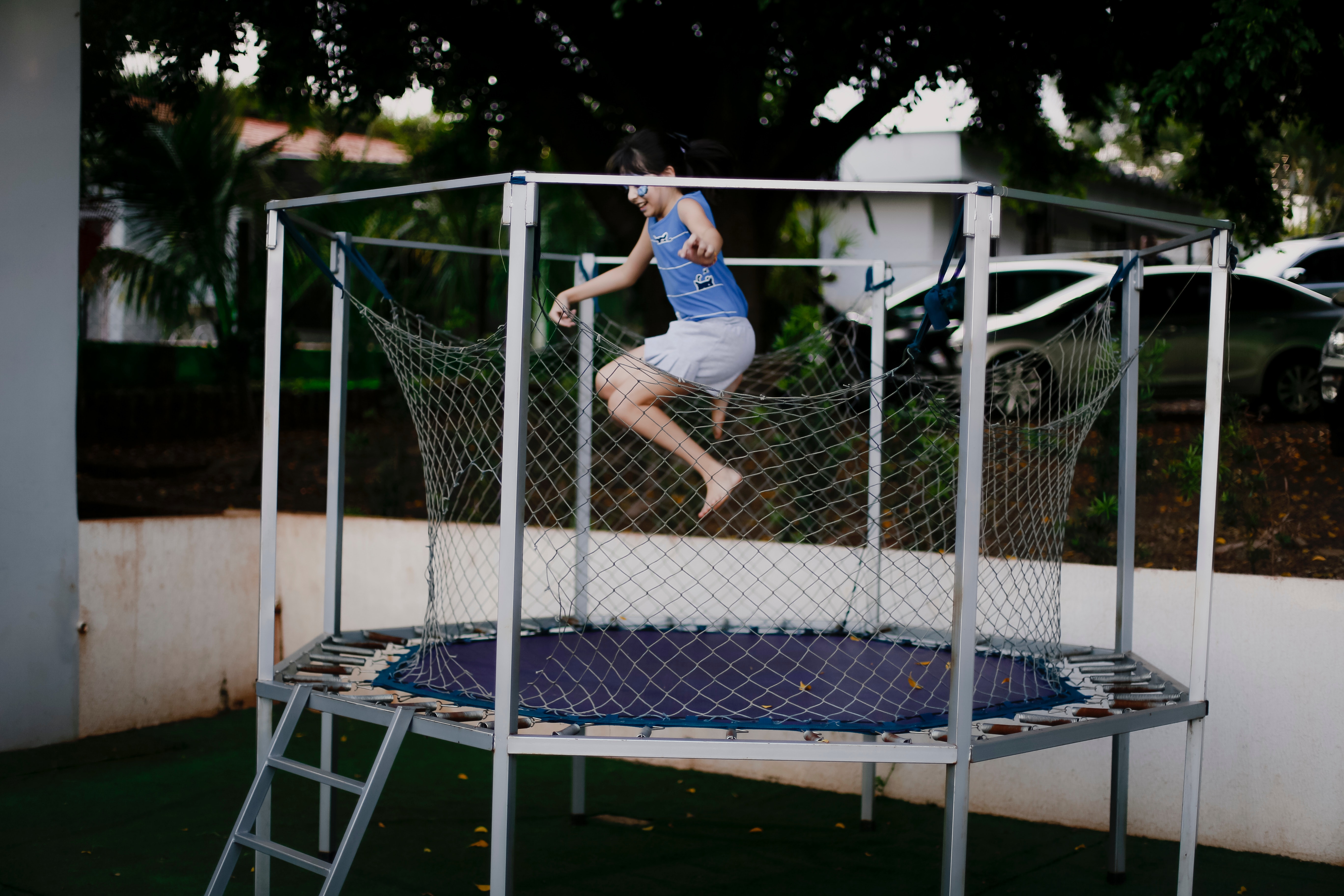 Case Study - Trampoline in an outdoor play area